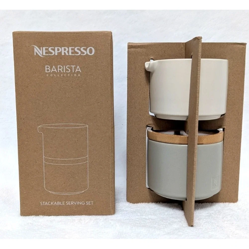 Nespresso stackable serving